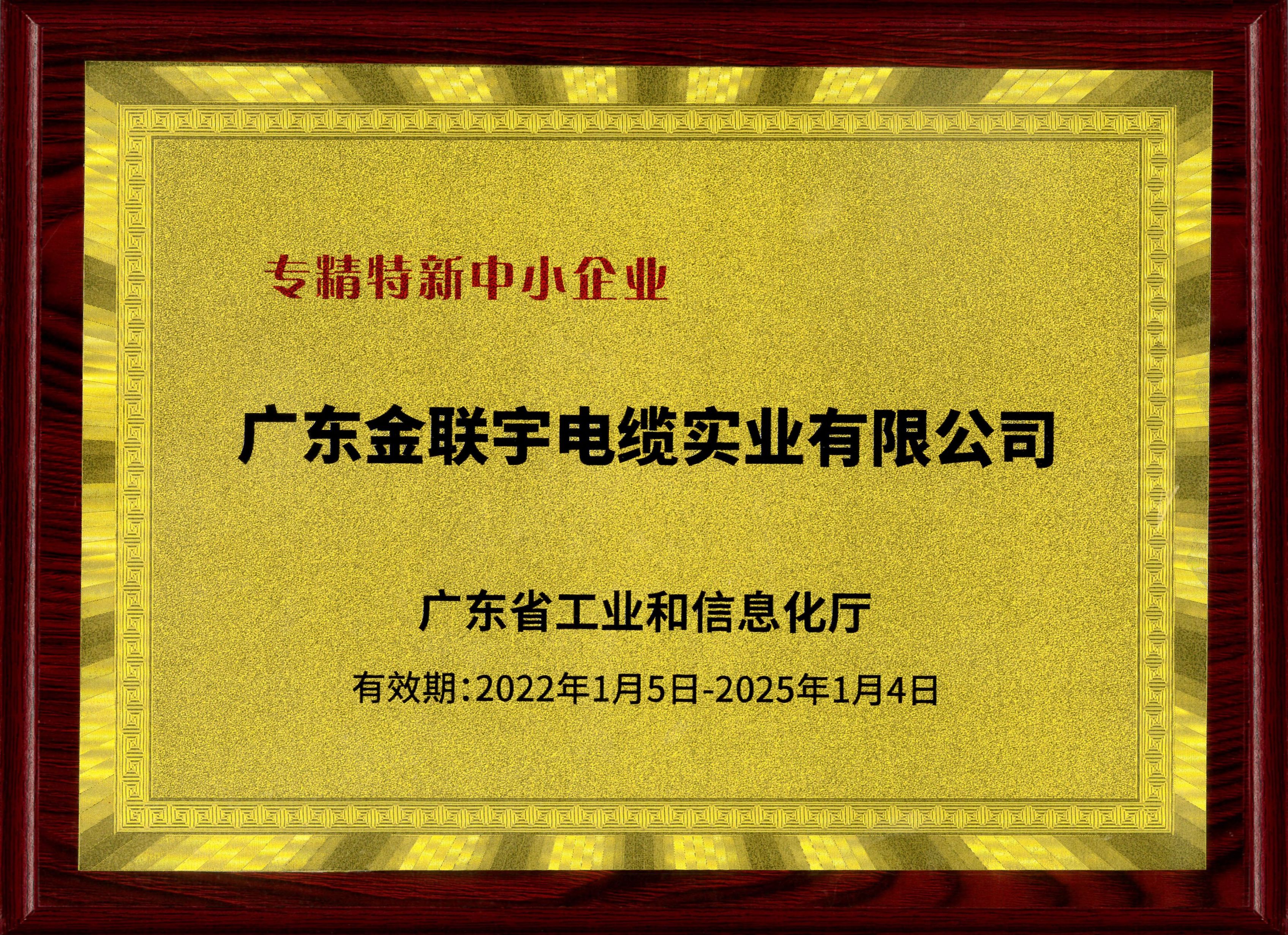 2022年广东省专精特新中小企业